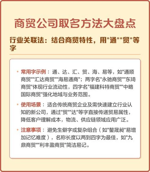4字贸易公司起名_1