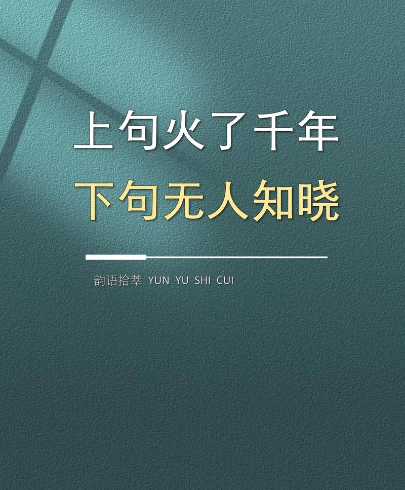 抖音上一句超火的句子_1