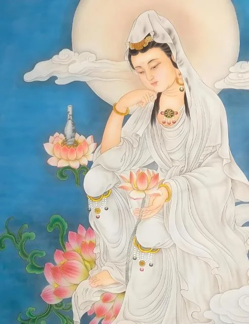 梦见观音菩萨吃东西_2