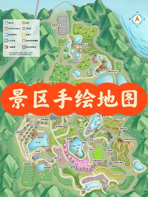 景点地图制作-制作景区导览图