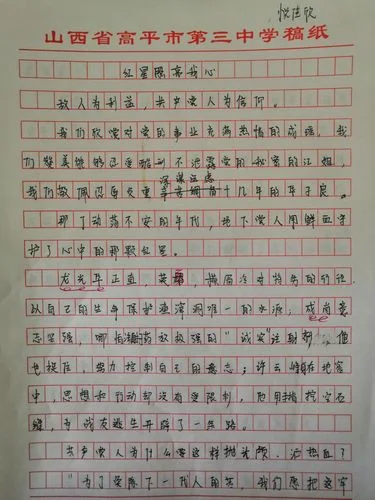 红岩读后感700字初中_1