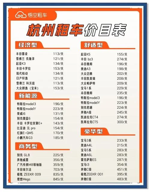 杭州包车一日游多少钱-杭州包车一日游费用