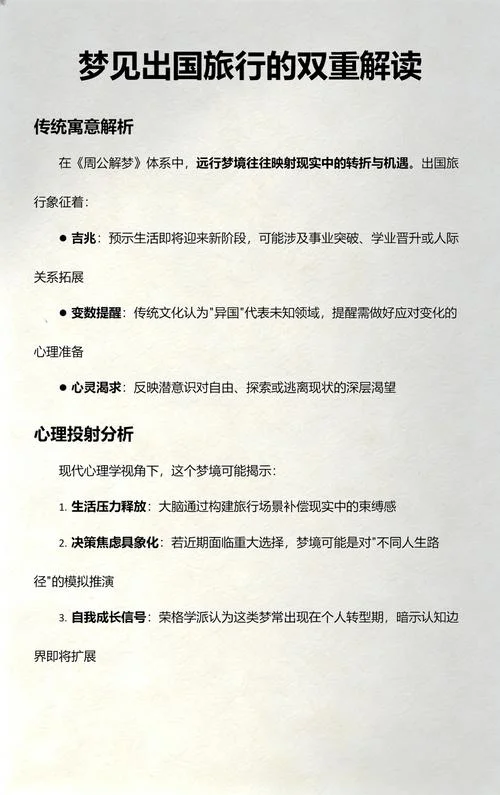 梦见自己想出国-梦见出国