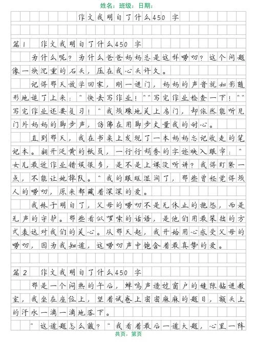 我懂的了一个道理作文_2