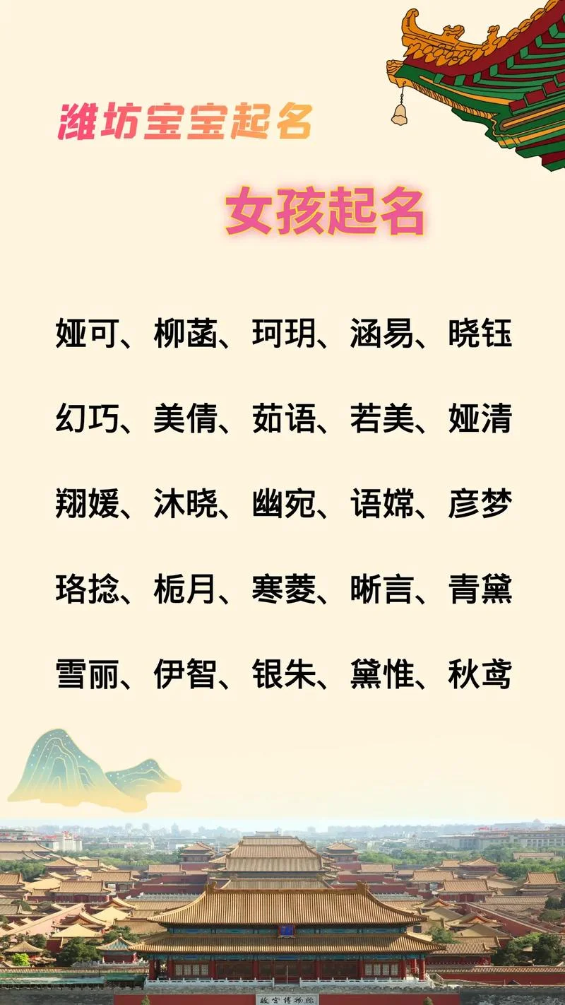 起名字女孩大全含寓意_1