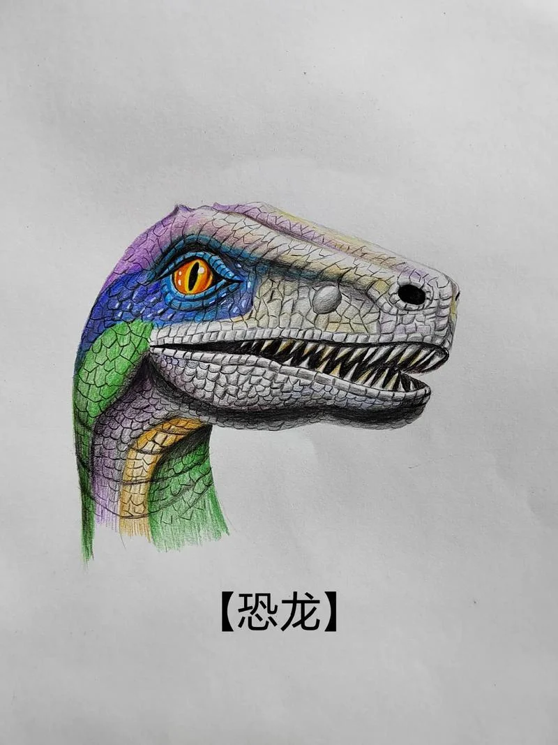 画恐龙怎么画_2