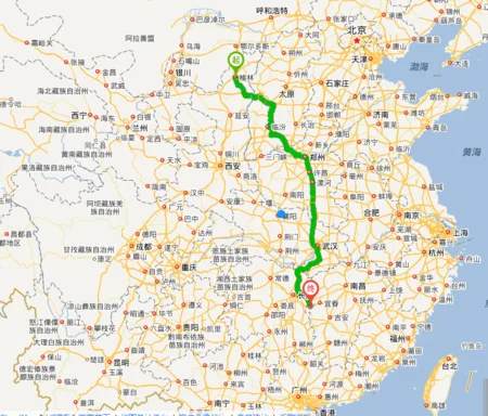 榆林到重庆多少公里-榆林到重庆多远