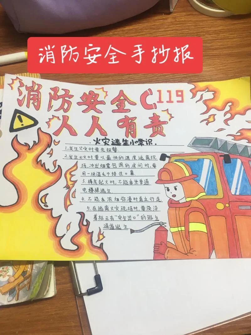 防火知识手抄报大全_2