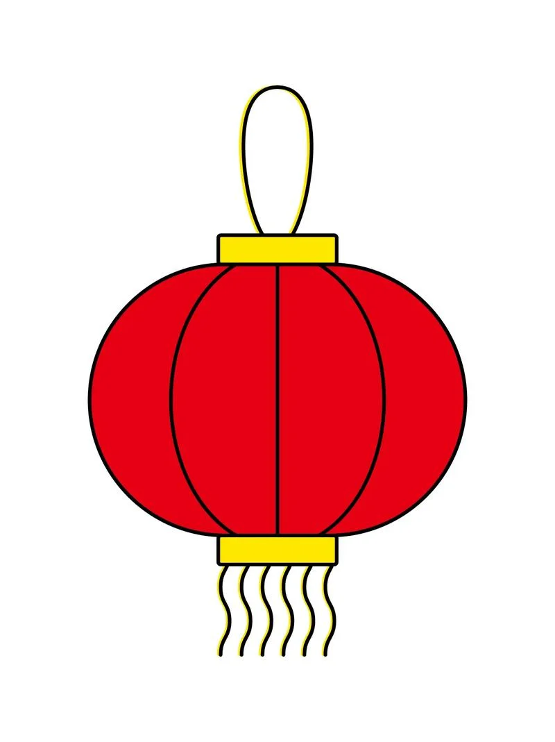 简单灯笼怎么画_1