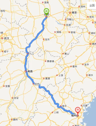 青岛到合肥多少公里数-青岛到合肥路程约 300 公里