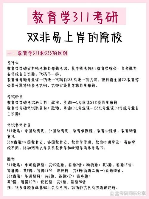 311教育学考研资料-311 教育学考研资料