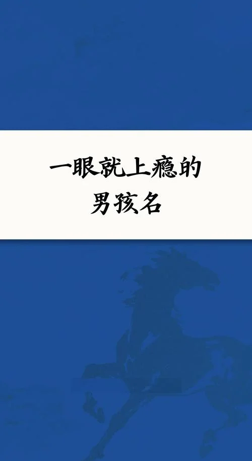 成语起名大全男孩-男孩成语起名大全