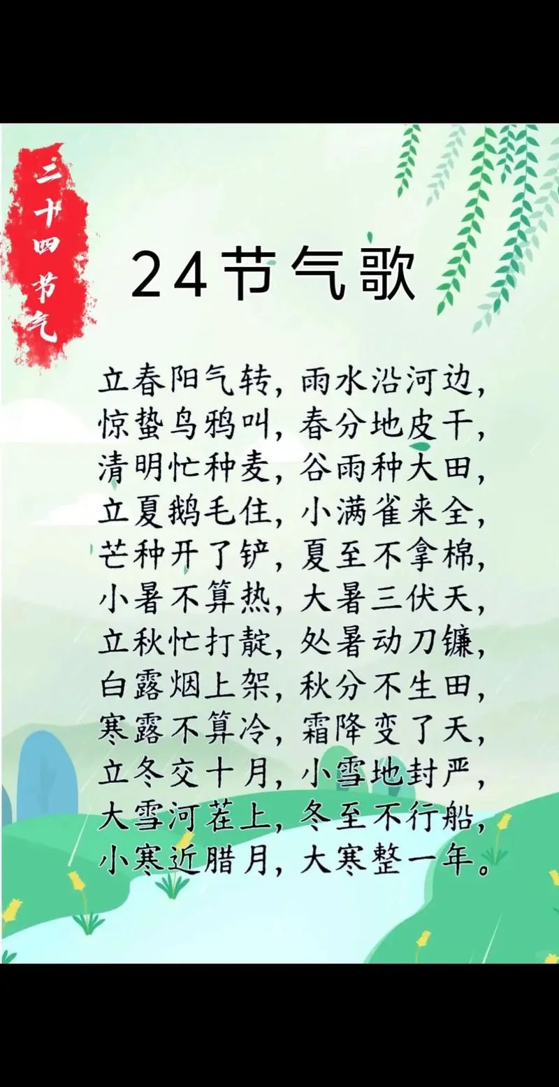 二十四节气歌出自哪里_1