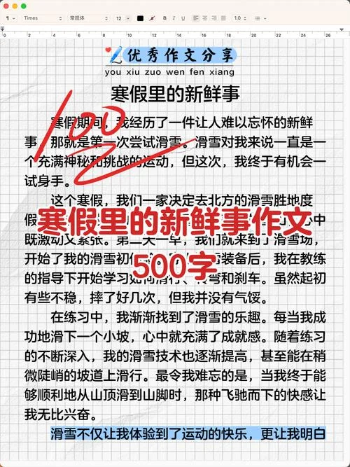 寒假生活感悟作文500-寒假感悟作文
