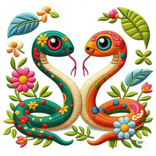 梦见两条颜色一样的蛇_2