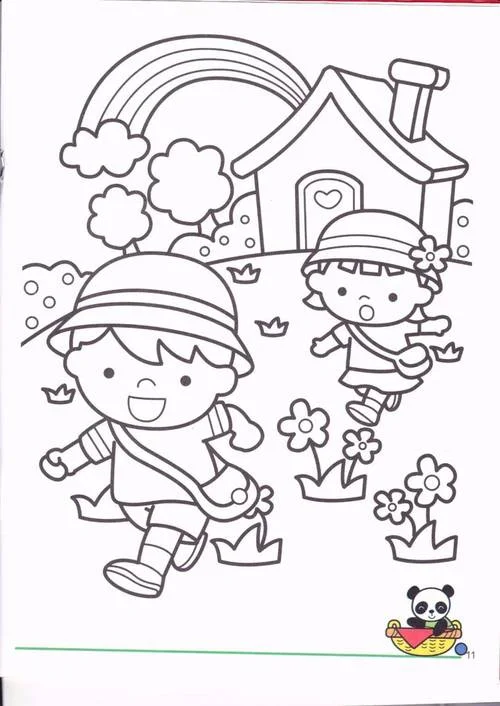 幼儿简笔画涂色打印_1