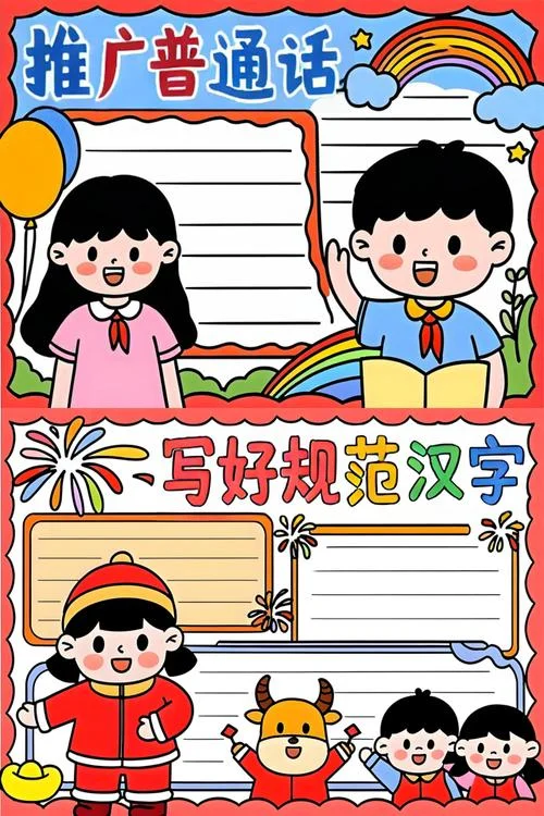 语言规范手抄报素材_2