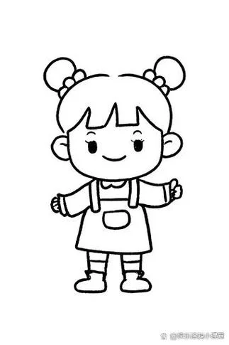 幼儿人物简笔画大全_1