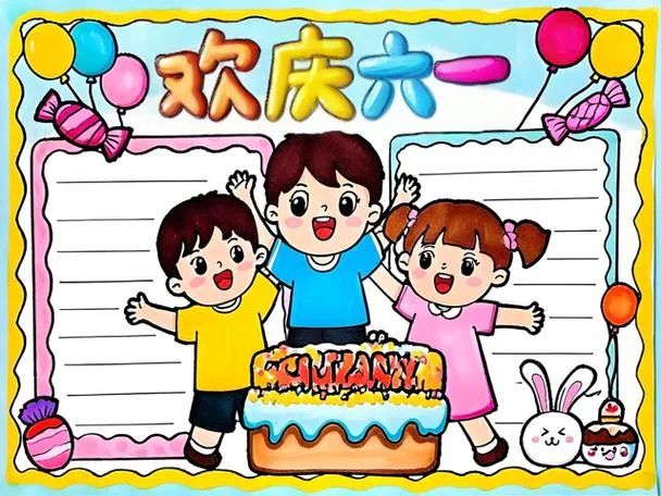 儿童节手抄报画_1