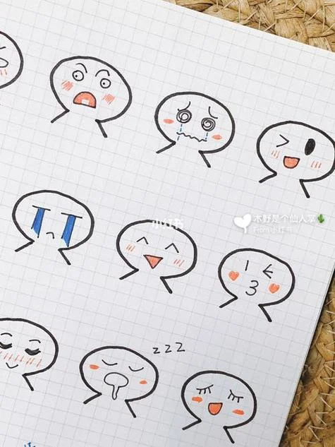 手账简笔画语文_2