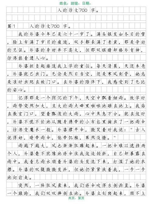 写人范文作文高中-高中写人作文范文