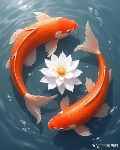 梦见七彩锦鲤鱼_1