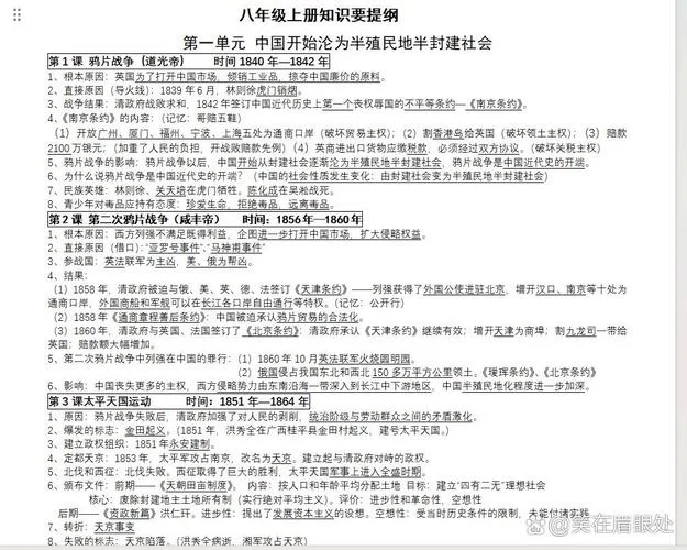 八上历史提纲_2