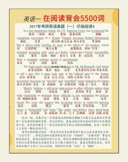 考研英语单词5500合集-考研5500单词