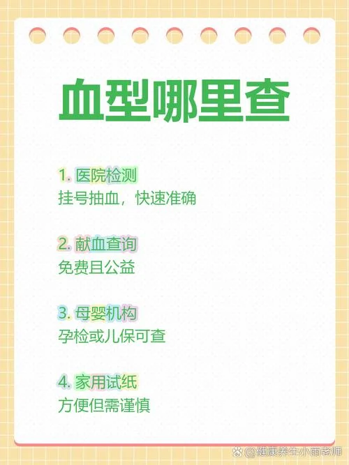 查血型在哪里查-在线查血型地点