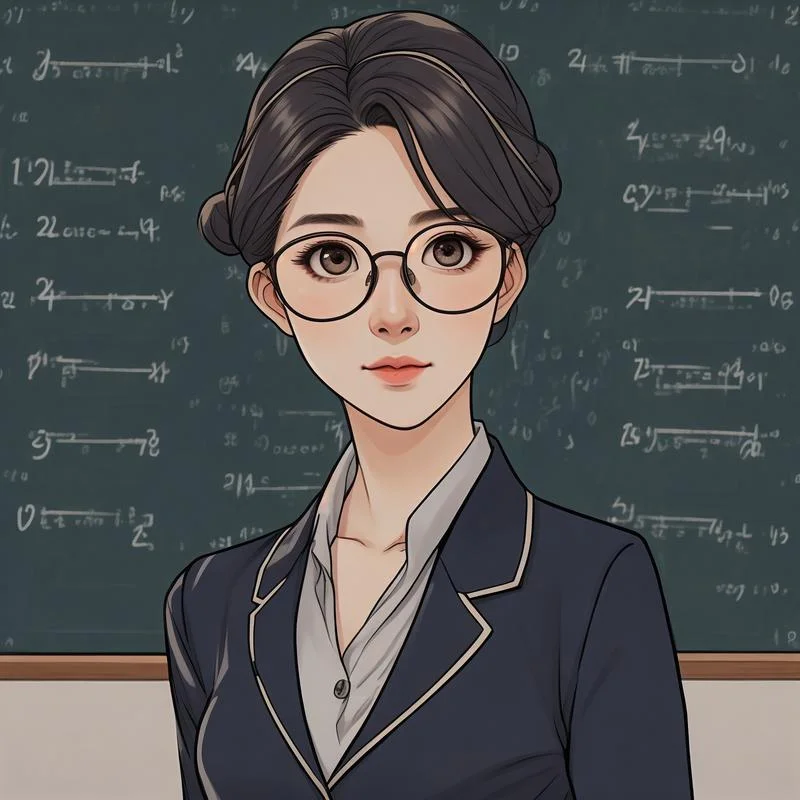 qq头像带数学公式女生_1
