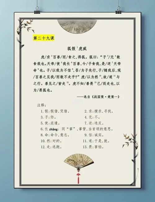 狐假虎威明白什么道理_1