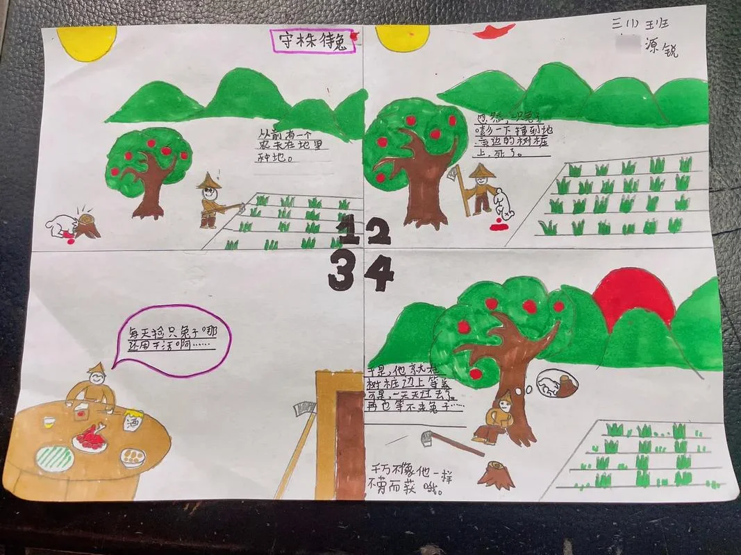 历史故事连环画四格_2