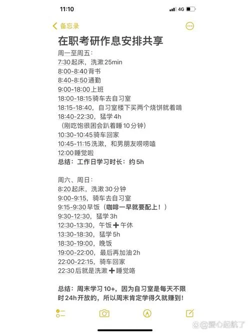 在职考研计划表-在职考研规划