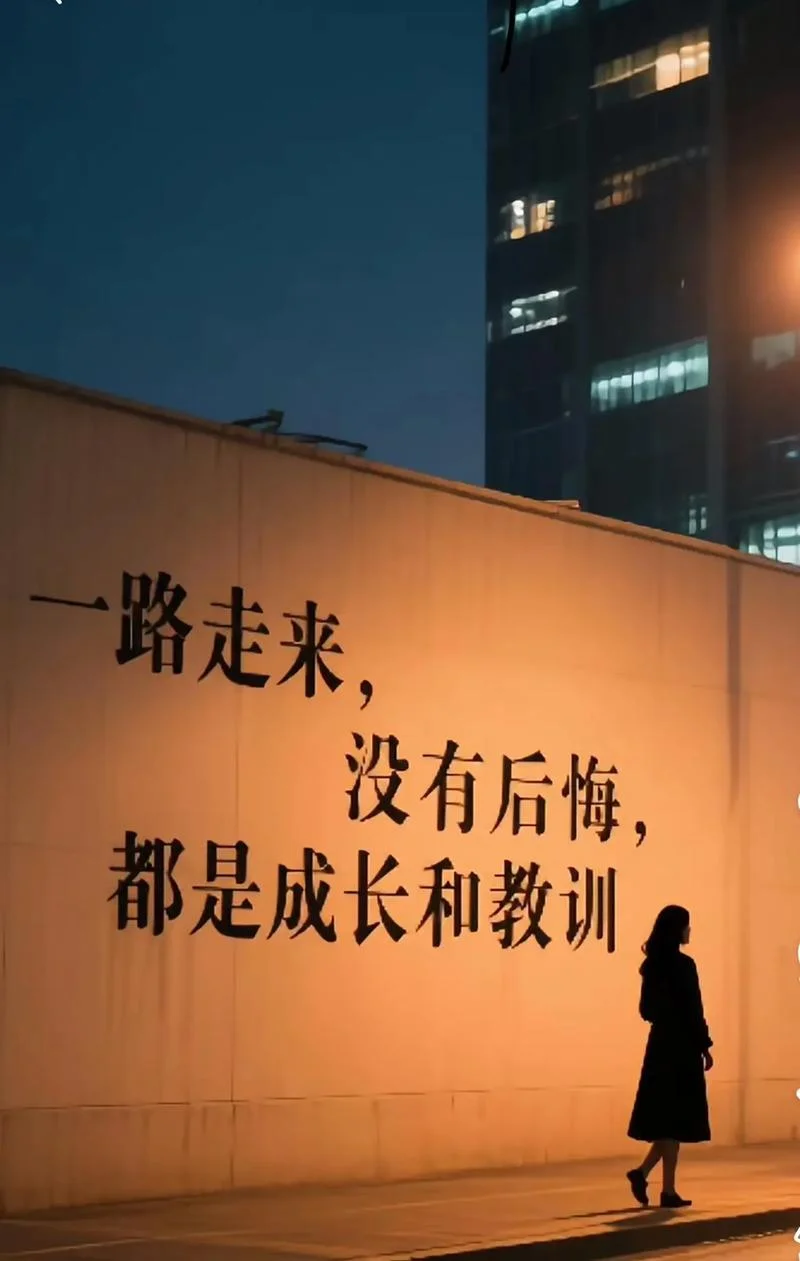 人生一路走来感悟一段话_1