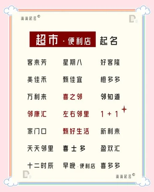 旗牌店起名_1