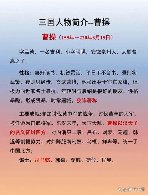 历史人物简介简短版-人物简介简短版