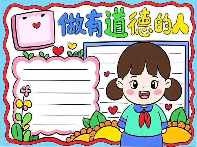 品格教育手抄报简单又漂亮_1