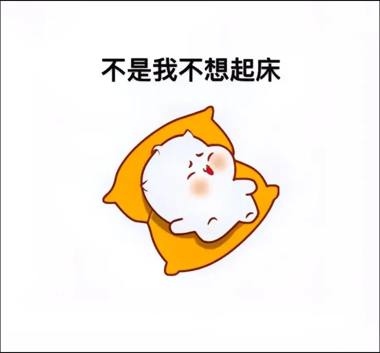 搞笑不想起床的说说_1