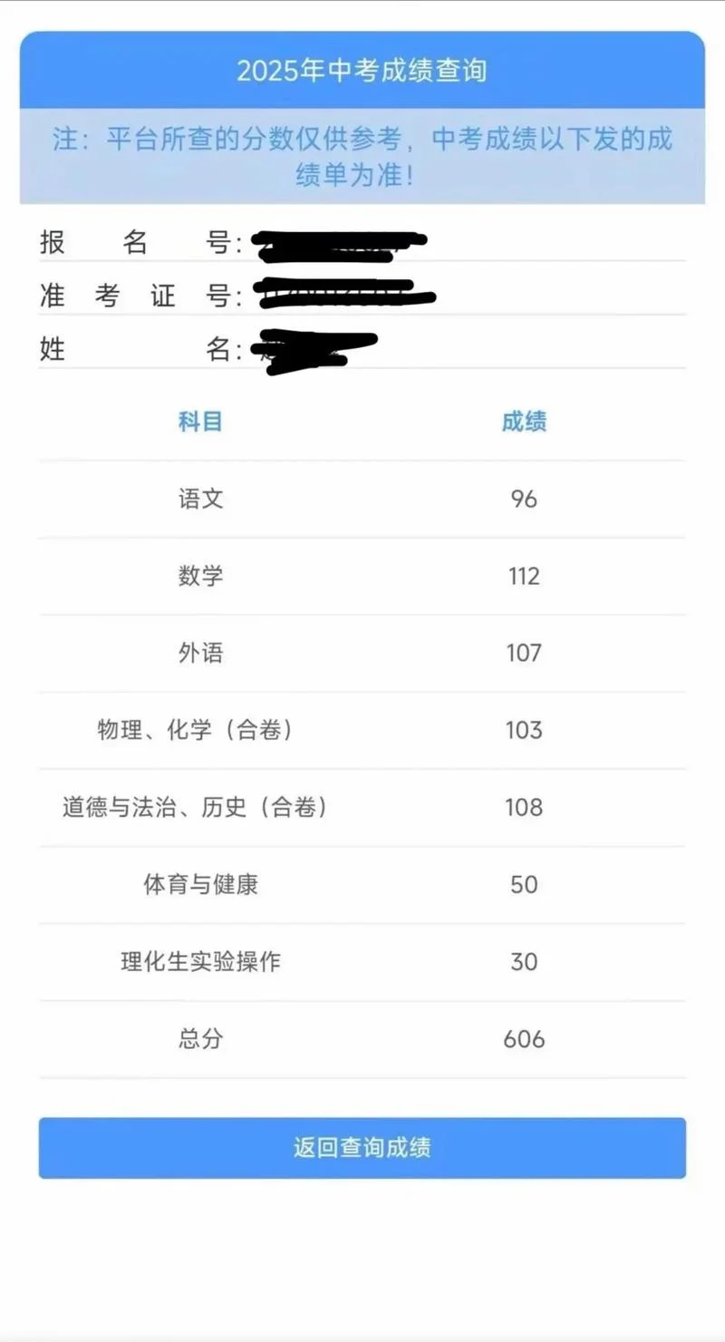 中考成绩单怎么看分数-中考分数如何评