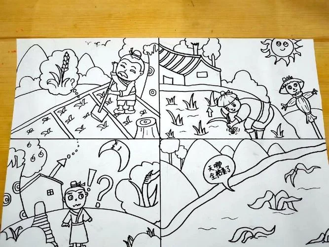 成语故事幼儿简笔画_2