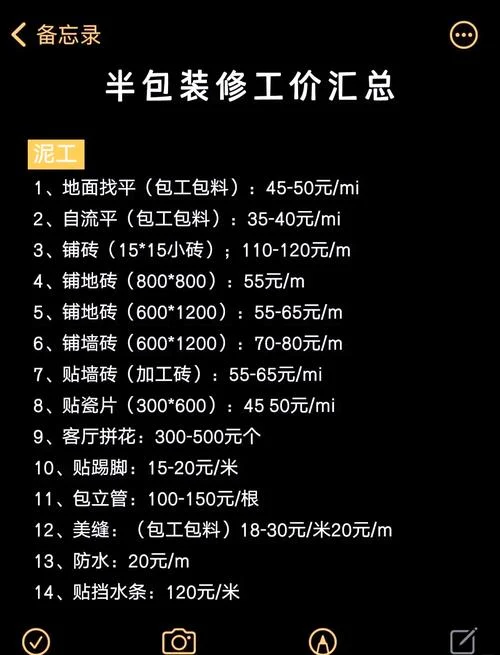 房屋装修全包多少钱一平方_1