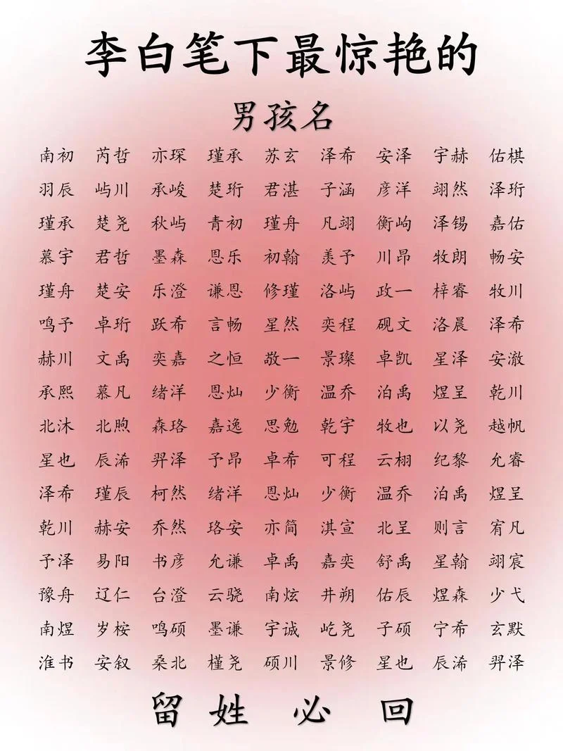 出自成语的男孩名字_2