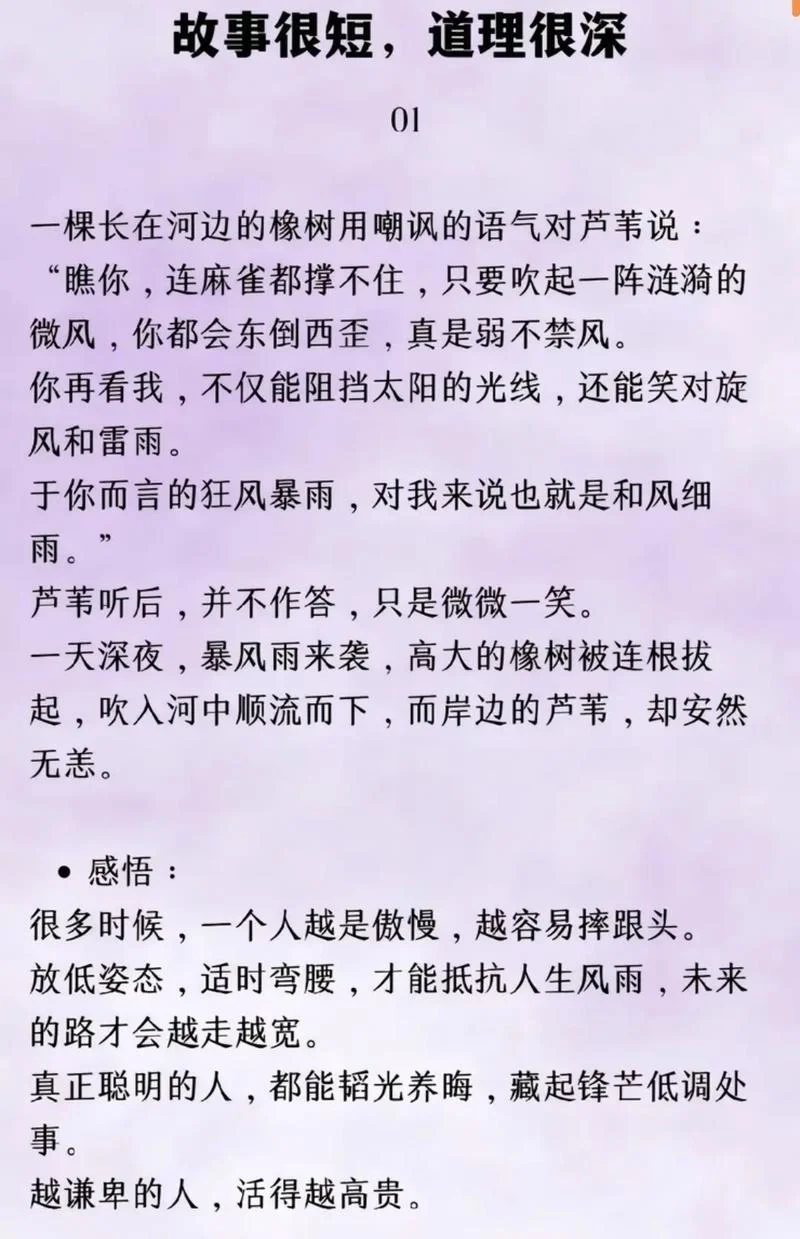 人生小故事及感悟_1