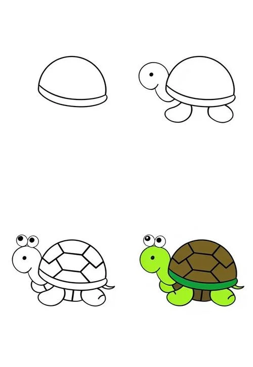 王八简笔画搞笑_2
