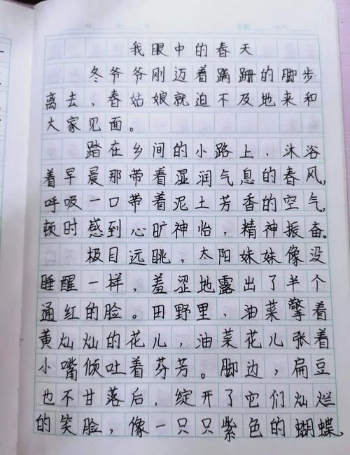 写春天的作文300字_2