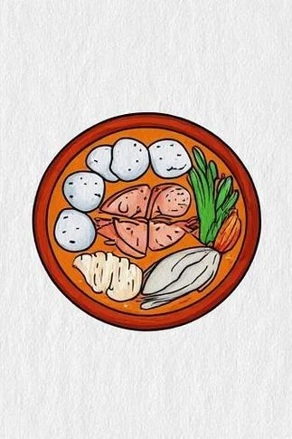 昆山特色美食简笔画_1