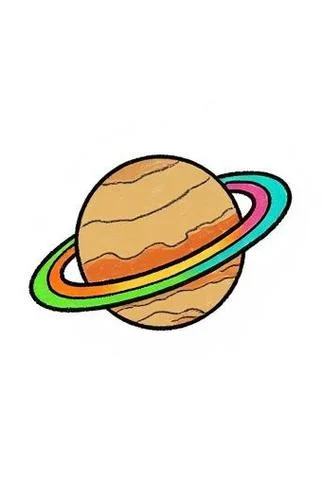 怎么画星球马克笔_1