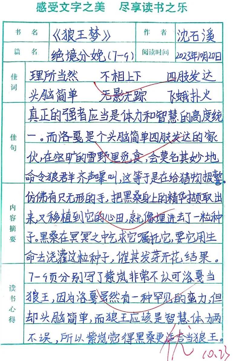 读狼王梦的感悟_1