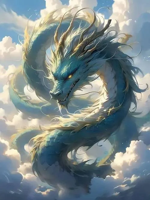 梦见下大雨天上有条龙_2