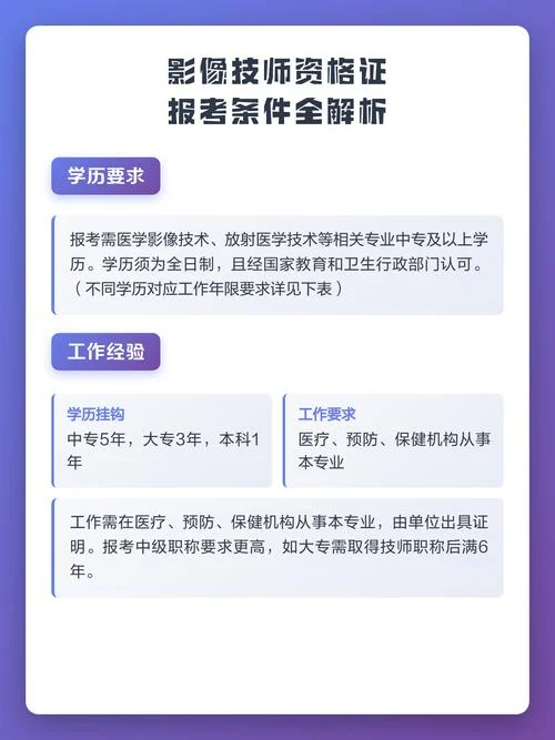 放射医学技士报名条件_2